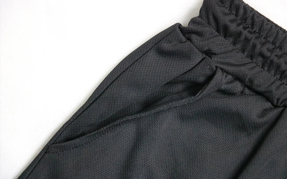 Bermuda de corrida masculina Calça de duas camadas Estampada Guts